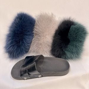 Furry Flat Slides